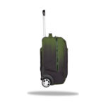 Ученическа раница на колела CoolPack Compact Gradient Grass отстрани, с телескопична дръжка и колела