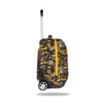 Ученическа раница на колела CoolPack Compact Just Spray отстрани, с телескопична дръжка и колела