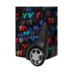 Ученическа раница на колела CoolPack Compact Mickey Mouse, колелата и основата отблизо
