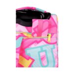 Ученическа раница на колела CoolPack Compact Minnie Mouse, горна дръжка и цип на джоб отблизо