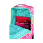 Ученическа раница на колела CoolPack Compact Minnie Mouse отвътре, с тетрадки и бутилка
