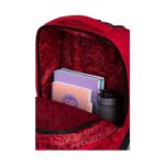 Ученическа раница на колела CoolPack Compact rpet Red отвътре, с тетрадки и бутилка