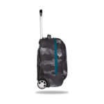 Ученическа раница на колела CoolPack Compact Siri отстрани, с телескопична дръжка и колела
