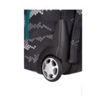 Ученическа раница на колела CoolPack Compact Siri, колелата и основата отблизо