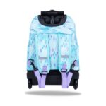 Ученическа раница на колела CoolPack Jack Frozen отзад, с презрамки и колела