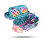 Ученически несесер CoolPack Campus Stitch Pastel отвътре