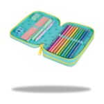 Ученически несесер CoolPack Jumper 2 Minnie Mouse с пособия отвътре