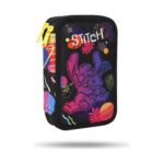 Ученически несесер CoolPack Jumper 2 Stitch Black с пособия