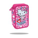 Ученически несесер CoolPack Jumper 3 Hello Kitty Pink с пособия