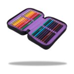 Ученически несесер CoolPack Jumper 3 K-POP Bright отвътре
