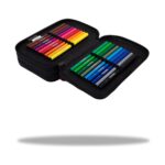 Ученически несесер CoolPack Jumper 3 K-POP Dark отвътре
