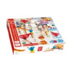 Кутията на пистата с топчета Hape Трикове и обрати с деца, които играят с пистата