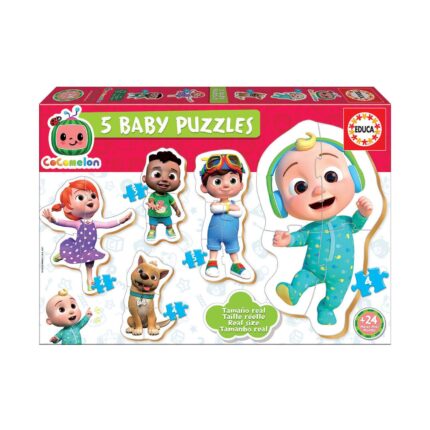 Детски пъзел Educa Cocomelon, 5 в 1