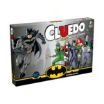 Кутията на Cluedo Batman с Батман и злодеи от Готъм, сред тях Жокера и Харли Куин