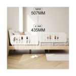 Преградата Feelkids на легло с отбелязана височина от 43,5 до 50,7 см