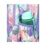 Страничният джоб на раницата CoolPack Prime Стич Pastel с бутилка за вода в него