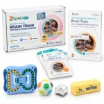 Комплект Brain Train: кутия, книжка, карти и играчки